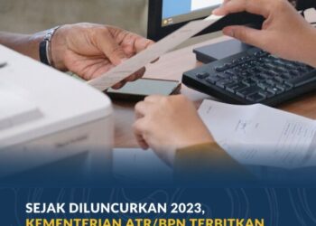 Sejak Diluncurkan pada 2023, Kementerian ATR/BPN Terbitkan Hampir 10 Juta Sertipikat Elektronik