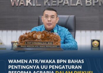 Wamen ATR/Waka BPN Bahas Pentingnya UU Pengaturan Reforma Agraria dalam Diskusi Publik Ombudsman RI