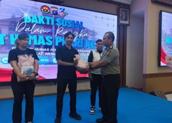 HUT ke-75 Humas Polri, Bid Humas Polda Kaltim Gelar Bakti Sosial untuk Awak Media