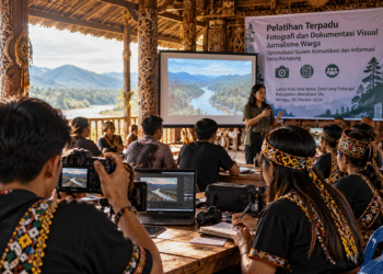 Warga Mahakam Ulu Dibekali Keterampilan Jurnalisme Warga untuk Dukung Program Penurunan Emisi Karbon