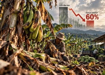 Produksi Pisang Kaltim Anjlok 60 Persen, Penyakit Jadi Ancaman