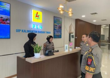 SPKT Polda Kaltim Patroli Objek Vital PLN di Balikpapan, Perkuat Koordinasi Keamanan